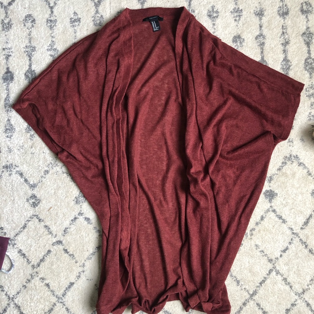 Forever21 - Deep Red Cardigan